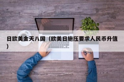 日欧美金天八国（欧美日施压要求人民币升值）